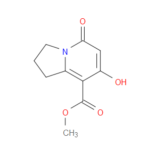METHYL 7-HYDROXY-5-OXO-1,2,3,5-TETRAHYDROINDOLIZINE-8-CARBOXYLATE - Click Image to Close