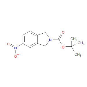 TERT-BUTYL 5-NITROISOINDOLINE-2-CARBOXYLATE - Click Image to Close
