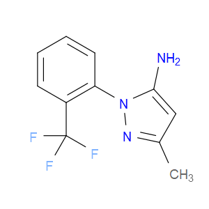 3-METHYL-1-(2-(TRIFLUOROMETHYL)PHENYL)-1H-PYRAZOL-5-AMINE