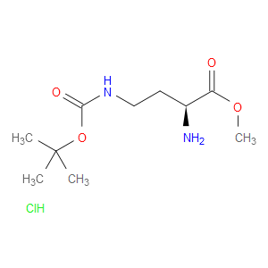 (S)-METHYL 2-AMINO-4-((TERT-BUTOXYCARBONYL)AMINO)BUTANOATE HYDROCHLORIDE