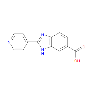 2-(PYRIDIN-4-YL)-1H-BENZO[D]IMIDAZOLE-6-CARBOXYLIC ACID