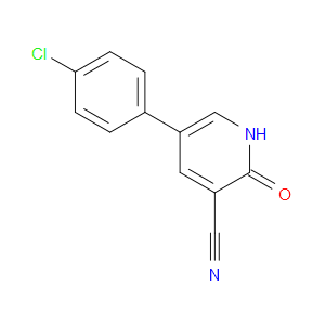 5-(4-CHLOROPHENYL)-2-OXO-1,2-DIHYDRO-3-PYRIDINECARBONITRILE - Click Image to Close