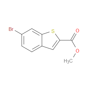 METHYL 6-BROMOBENZO[B]THIOPHENE-2-CARBOXYLATE - Click Image to Close