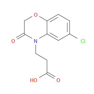 3-(6-CHLORO-2H-1,4-BENZOXAZIN-3(4H)-ONE-4-YL)PROPIONIC ACID
