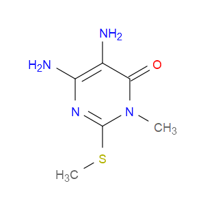 5,6-DIAMINO-3-METHYL-2-(METHYLTHIO)PYRIMIDIN-4(3H)-ONE