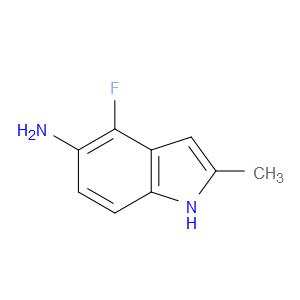 4-FLUORO-2-METHYL-1H-INDOL-5-AMINE