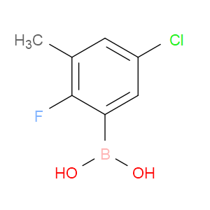 5-CHLORO-2-FLUORO-3-METHYLPHENYLBORONIC ACID - Click Image to Close