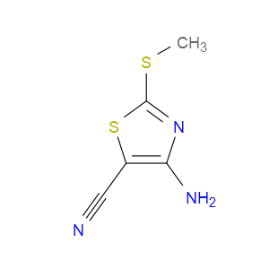 4-AMINO-2-(METHYLTHIO)THIAZOLE-5-CARBONITRILE - Click Image to Close