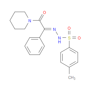 (E)-4-METHYL-N'-(2-OXO-1-PHENYL-2-(PIPERIDIN-1-YL)ETHYLIDENE)BENZENESULFONOHYDRAZIDE