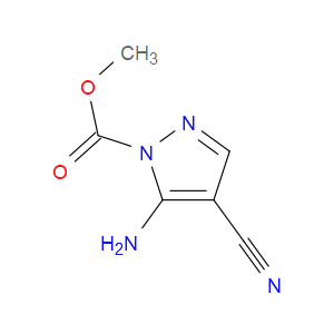 METHYL 5-AMINO-4-CYANO-1H-PYRAZOLE-1-CARBOXYLATE - Click Image to Close