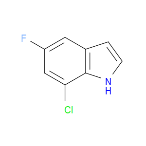 7-CHLORO-5-FLUORO-1H-INDOLE