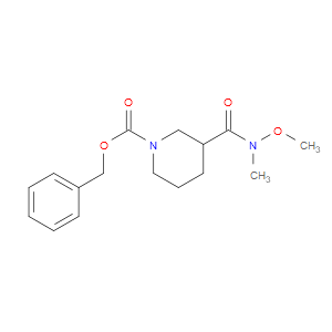 BENZYL 3-[METHOXY(METHYL)CARBAMOYL]PIPERIDINE-1-CARBOXYLATE