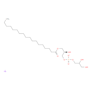 1-STEAROYL-2-HYDROXY-SN-GLYCERO-3-PHOSPHO-(1'-RAC-GLYCEROL) (SODIUM SALT)