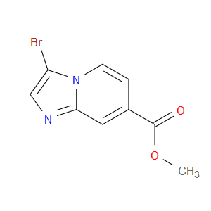 METHYL 3-BROMOIMIDAZO[1,2-A]PYRIDINE-7-CARBOXYLATE - Click Image to Close
