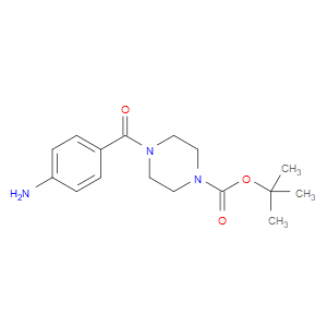 TERT-BUTYL 4-(4-AMINOBENZOYL)PIPERAZINE-1-CARBOXYLATE - Click Image to Close