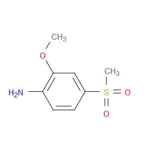 2-METHOXY-4-(METHYLSULFONYL)ANILINE - Click Image to Close