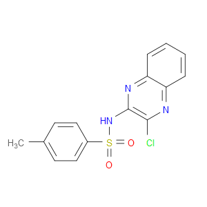 N-(3-CHLOROQUINOXALIN-2-YL)-4-METHYLBENZENESULFONAMIDE