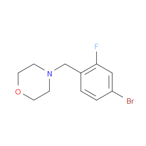 4-(4-BROMO-2-FLUOROBENZYL)MORPHOLINE - Click Image to Close