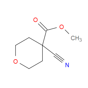 METHYL 4-CYANOTETRAHYDRO-2H-PYRAN-4-CARBOXYLATE - Click Image to Close