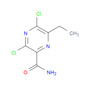 3,5-DICHLORO-6-ETHYLPYRAZINE-2-CARBOXAMIDE - Click Image to Close