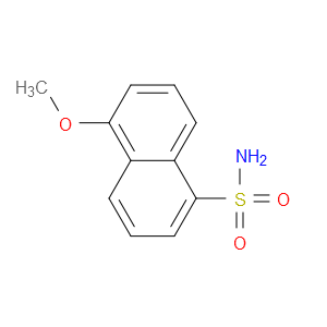5-METHOXYNAPHTHALENE-1-SULFONAMIDE