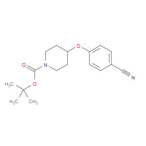 TERT-BUTYL 4-(4-CYANOPHENOXY)PIPERIDINE-1-CARBOXYLATE - Click Image to Close