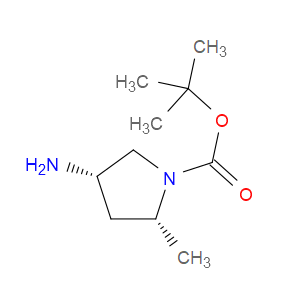 TERT-BUTYL (2R,4S)-4-AMINO-2-METHYLPYRROLIDINE-1-CARBOXYLATE