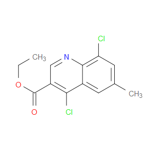 ETHYL 4,8-DICHLORO-6-METHYLQUINOLINE-3-CARBOXYLATE