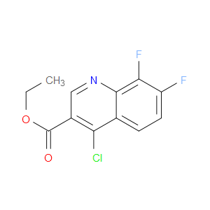 ETHYL 4-CHLORO-7,8-DIFLUOROQUINOLINE-3-CARBOXYLATE - Click Image to Close