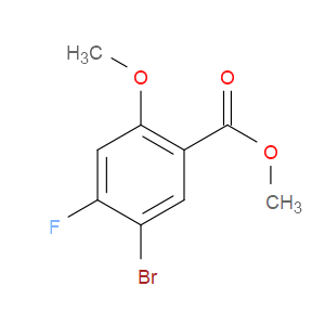 METHYL 5-BROMO-4-FLUORO-2-METHOXYBENZOATE