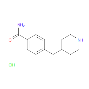 4-(PIPERIDIN-4-YLMETHYL)BENZAMIDE HYDROCHLORIDE - Click Image to Close