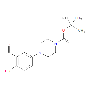 TERT-BUTYL 4-(3-FORMYL-4-HYDROXYPHENYL)PIPERAZINE-1-CARBOXYLATE - Click Image to Close