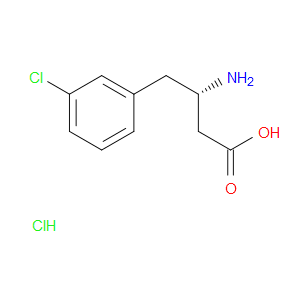 (S)-3-AMINO-4-(3-CHLOROPHENYL)BUTANOIC ACID HYDROCHLORIDE - Click Image to Close