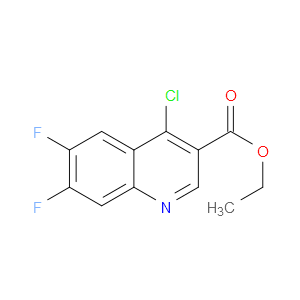 ETHYL 4-CHLORO-6,7-DIFLUOROQUINOLINE-3-CARBOXYLATE