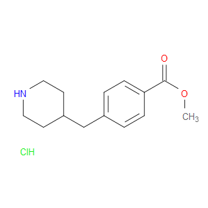 METHYL 4-(PIPERIDIN-4-YLMETHYL)BENZOATE HYDROCHLORIDE - Click Image to Close