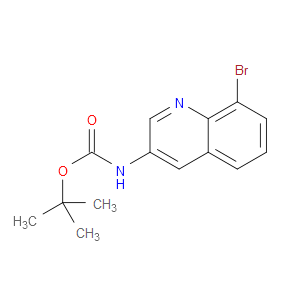 TERT-BUTYL 8-BROMOQUINOLIN-3-YLCARBAMATE