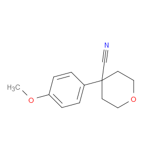 4-(4-METHOXYPHENYL)TETRAHYDRO-2H-PYRAN-4-CARBONITRILE