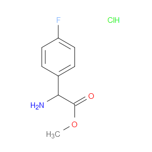 METHYL 2-AMINO-2-(4-FLUOROPHENYL)ACETATE HYDROCHLORIDE - Click Image to Close