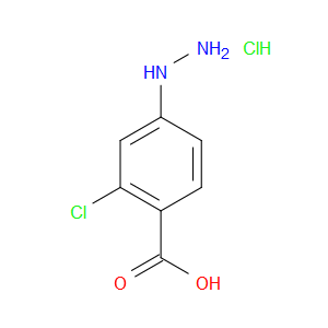 2-CHLORO-4-HYDRAZINYLBENZOIC ACID HYDROCHLORIDE