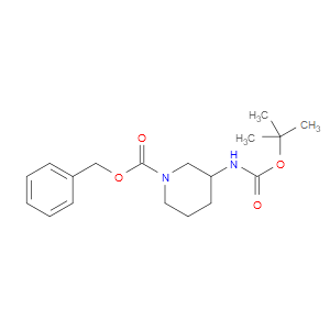BENZYL 3-(TERT-BUTOXYCARBONYLAMINO)PIPERIDINE-1-CARBOXYLATE