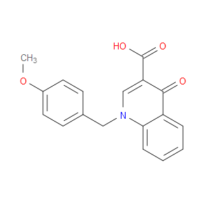 1-(4-METHOXYBENZYL)-4-OXO-1,4-DIHYDROQUINOLINE-3-CARBOXYLIC ACID