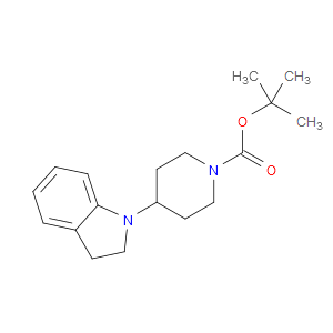 TERT-BUTYL 4-(INDOLIN-1-YL)PIPERIDINE-1-CARBOXYLATE - Click Image to Close