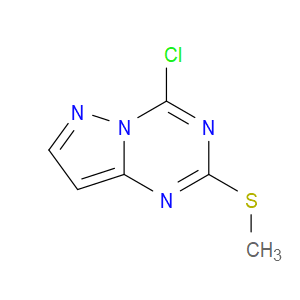 4-CHLORO-2-(METHYLTHIO)PYRAZOLO[1,5-A][1,3,5]TRIAZINE