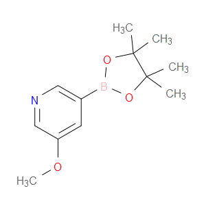 3-METHOXY-5-(4,4,5,5-TETRAMETHYL-1,3,2-DIOXABOROLAN-2-YL)PYRIDINE