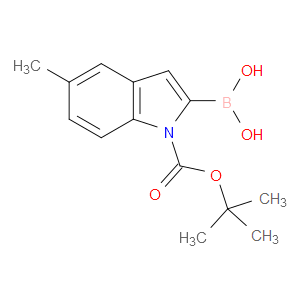 (1-(TERT-BUTOXYCARBONYL)-5-METHYL-1H-INDOL-2-YL)BORONIC ACID