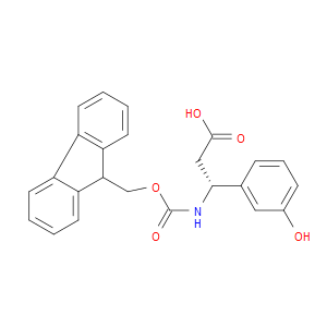 (R)-3-((((9H-FLUOREN-9-YL)METHOXY)CARBONYL)AMINO)-3-(3-HYDROXYPHENYL)PROPANOIC ACID - Click Image to Close