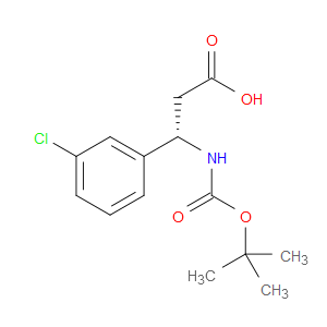 BOC-(S)-3-AMINO-3-(3-CHLORO-PHENYL)-PROPIONIC ACID