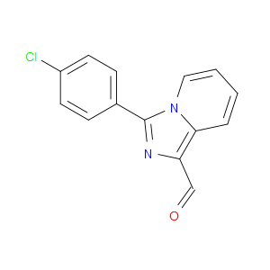 3-(4-CHLOROPHENYL)IMIDAZO[1,5-A]PYRIDINE-1-CARBALDEHYDE
