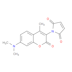 N-(7-DIMETHYLAMINO-4-METHYL-3-COUMARINYL)MALEIMIDE