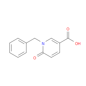 1-BENZYL-6-OXO-1,6-DIHYDRO-3-PYRIDINECARBOXYLIC ACID - Click Image to Close